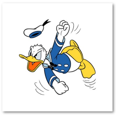 Donald Duck Tantrum